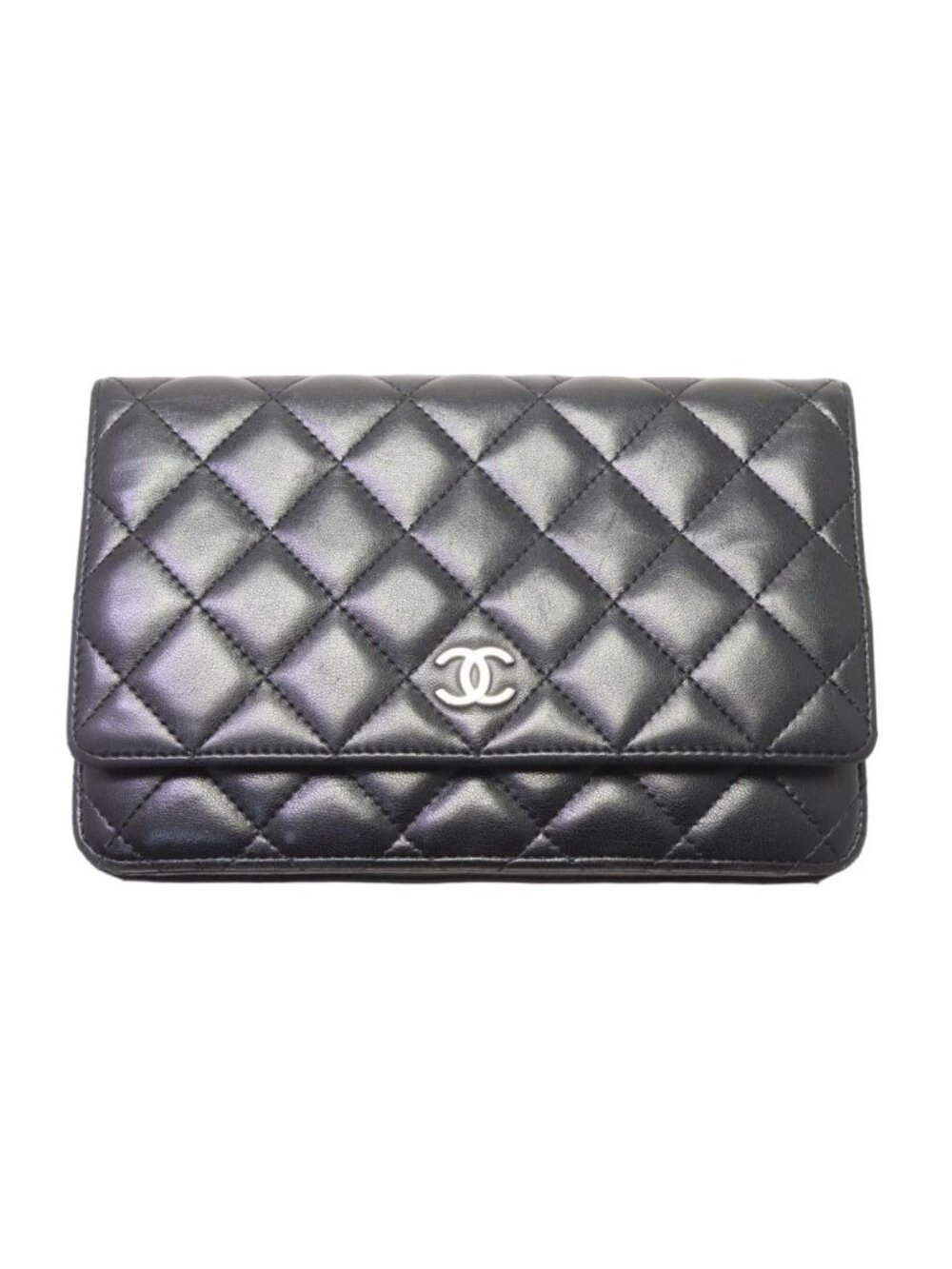 Chanel Quilted Lambskin Bifold Wallet
